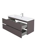 Тумба под раковину BelBagno Структура (Kraft) 120 KRAFT-1200-2C-SO-GSO подвесная цвет Темно-серый матовый-5