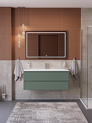 Тумба под раковину BelBagno Структура (Kraft) 120 KRAFT-1200-2C-SO-VO подвесная цвет Еловый матовый-6