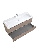 Тумба под раковину BelBagno Структура (Kraft) 120 KRAFT-1200-2C-SO-СO подвесная цвет Бежевый матовый-3