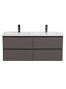 Тумба под раковину BelBagno Структура (Kraft) 120 KRAFT-1200-4C-SO-GSO подвесная цвет Темно-серый матовый