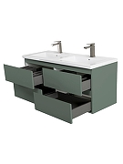 Тумба под раковину BelBagno Структура (Kraft) 120 KRAFT-1200-4C-SO-VO подвесная цвет Еловый матовый-6