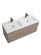 Тумба под раковину BelBagno Структура (Kraft) 120 KRAFT-1200-4C-SO-СO подвесная цвет Бежевый матовый-3