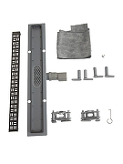 Душевой лоток BelBagno Формат (Uno) BB-LD-UNO-60-GM с решеткой цвет Оружейная сталь-4