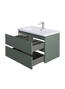 Тумба под раковину BelBagno Структура (Kraft) 80 KRAFT-800-2C-SO-VO подвесная цвет Еловый матовый-4