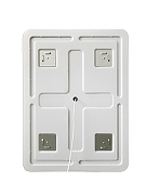 Зеркало BelBagno 60 SPC-GRT-600-800-LED-3000K-TCH-WARM с подсветкой с сенсорным выключателем и подогревом-6