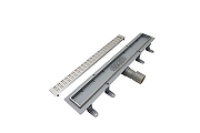 Душевой лоток BelBagno Формат (Uno) BB-LD-UNO-80-CR с решеткой цвет Хром-3