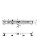 Душевой лоток BelBagno Формат (Uno) BB-LD-UNO-80-CR с решеткой цвет Хром-7