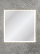 Зеркало BelBagno 80 SPC-GRT-800-800-LED-3000K-TCH-WARM с подсветкой с сенсорным выключателем и подогревом-5