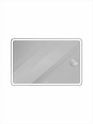 Зеркало BelBagno Марина (Marino) 120 SPC-MAR-1200-800-LED-TCH-LNZ с подсветкой с сенсорным выключателем и увеличением