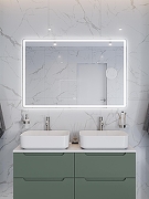 Зеркало BelBagno Марина (Marino) 120 SPC-MAR-1200-800-LED-TCH-LNZ с подсветкой с сенсорным выключателем и увеличением-10