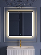 Зеркало BelBagno Марина (Marino) 80 SPC-MAR-800-800-LED-3000K-TCH-WARM с подсветкой с сенсорным выключателем и подогревом-9