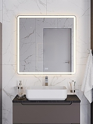 Зеркало BelBagno Марина (Marino) 80 SPC-MAR-800-800-LED-3000K-TCH-WARM с подсветкой с сенсорным выключателем и подогревом-10