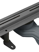 Душевой лоток Cezares Люкс (Lux) LUX-LD-60-GM с решеткой цвет Оружейная сталь-4