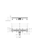 Душевой лоток Cezares Люкс (Lux) LUX-LD-60-GM с решеткой цвет Оружейная сталь-10