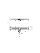 Душевой лоток Cezares Люкс (Lux) LUX-LD-70-BORO с решеткой цвет Брашированное золото-10