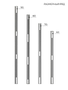 Душевой лоток Cezares Люкс (Lux) LUX-LD-70-Cr с решеткой цвет Хром-1