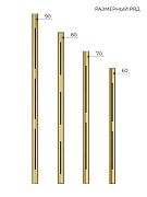 Душевой лоток Cezares Люкс (Lux) LUX-LD-90-BORO с решеткой цвет Брашированное золото-1