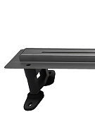 Душевой лоток Cezares Люкс (Lux) LUX-LD-90-GM с решеткой цвет Оружейная сталь-7