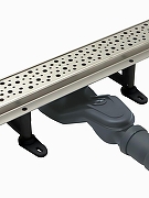 Душевой лоток Cezares Движение (Slider) SLIDER-LD-60-Cr с решеткой цвет Хром-4