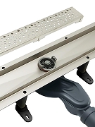 Душевой лоток Cezares Движение (Slider) SLIDER-LD-60-Cr с решеткой цвет Хром-5