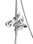 Душевая система Cezares Свобода (Liberty) LIBERTY-F-CVD-Т-01 с термостатом цвет Хром-3