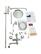 Душевая система Cezares Свобода (Liberty) LIBERTY-F-CVD-Т-01 с термостатом цвет Хром-7