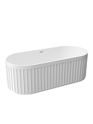 Ванна из искусственного камня BelBagno Богема (Boheme) 170х75 BB-BOHEME-170-75-55-SSB цвет Белый матовый-1
