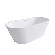 Ванна из искусственного камня Cezares Комфорт (Comfort) 170х75 CZR-COMFORT-170-75-53-SSB цвет Белый матовый-1