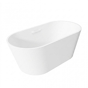 Ванна из искусственного камня Cezares Комфорт (Comfort) 170х75 CZR-COMFORT-170-75-53-SSB-HND цвет Белый матовый-1