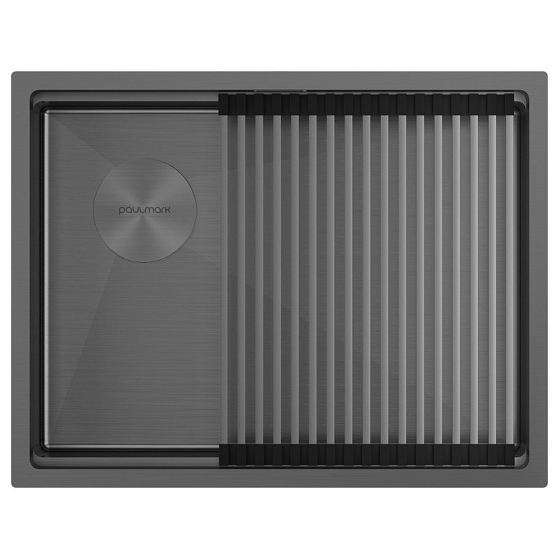Кухонная мойка Paulmark Next-Pro 58-L Uni PM705845-L-GM 