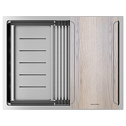 Кухонная мойка Paulmark Next-Multi Sink 58-L Uni PM785845-L-BS цвет Сталь брашированная