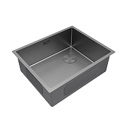 Кухонная мойка Paulmark Next-Skew 54 Uni PM885444-GM-M цвет Вороненая сталь матовая-1