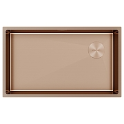 Кухонная мойка Paulmark Next-Skew 74 Uni PM887444-BC цвет Золото брашированное