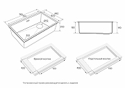 Кухонная мойка Paulmark Next-Skew 74 Uni PM887444-BC цвет Золото брашированное-4