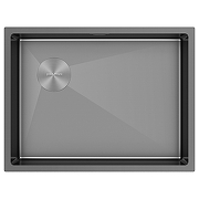 Кухонная мойка Paulmark Next-Skew 58-L Uni PM885844-L-GM цвет Вороненая сталь