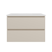 Тумба под раковину Vincea Люка Софт-Тач (Luka Soft-Touch) 60 VMC-2L600MBG подвесная цвет M.Beige Soft-touch