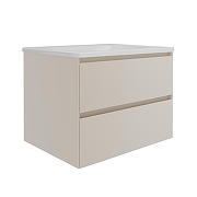Тумба под раковину Vincea Люка Софт-Тач (Luka Soft-Touch) 60 VMC-2L600MBG подвесная цвет M.Beige Soft-touch-1