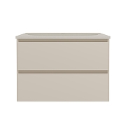 Тумба под раковину Vincea Люка Софт-Тач (Luka Soft-Touch) 60 VMC-2L600MBG подвесная цвет M.Beige Soft-touch-3