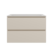 Тумба под раковину Vincea Люка Софт-Тач (Luka Soft-Touch) 60 VMC-2L600MBG подвесная цвет M.Beige Soft-touch-4