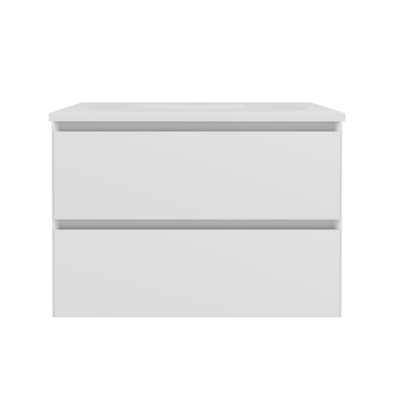 Тумба под раковину Vincea Люка Софт-Тач (Luka Soft-Touch) 60 VMC-2L600MW подвесная 