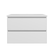 Тумба под раковину Vincea Люка Софт-Тач (Luka Soft-Touch) 60 VMC-2L600MW подвесная цвет M.White Soft-touch