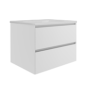 Тумба под раковину Vincea Люка Софт-Тач (Luka Soft-Touch) 60 VMC-2L600MW подвесная цвет M.White Soft-touch-1