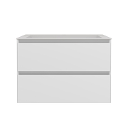 Тумба под раковину Vincea Люка Софт-Тач (Luka Soft-Touch) 60 VMC-2L600MW подвесная цвет M.White Soft-touch-2