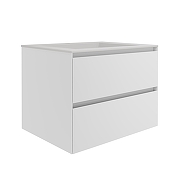Тумба под раковину Vincea Люка Софт-Тач (Luka Soft-Touch) 60 VMC-2L600MW подвесная цвет M.White Soft-touch-3