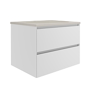 Тумба под раковину Vincea Люка Софт-Тач (Luka Soft-Touch) 60 VMC-2L600MW подвесная цвет M.White Soft-touch-5