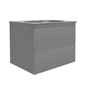 Тумба под раковину Vincea Велле (Welle) 60 VMC-2WL600MG подвесная цвет M.Grey Soft-touch-1