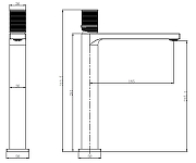 Смеситель для раковины Vincea Домус (Domus) VBF-5DM02BG цвет Брашированное золото-2
