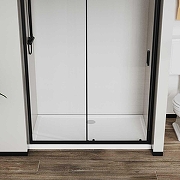 Душевая дверь Vincea Сити (City) 100 VDS-5CT100CLB профиль Черный стекло прозрачное-3