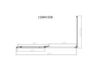 Душевой уголок Vincea Слим-Н (Slim-N) 130х80 VSR-4SN8013CLBN профиль Брашированный никель стекло прозрачное-6