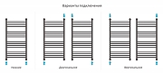 Водяной полотенцесушитель Сунержа Богема+ 1000x500 03-0223-1050 с полкой цвет Золото-3